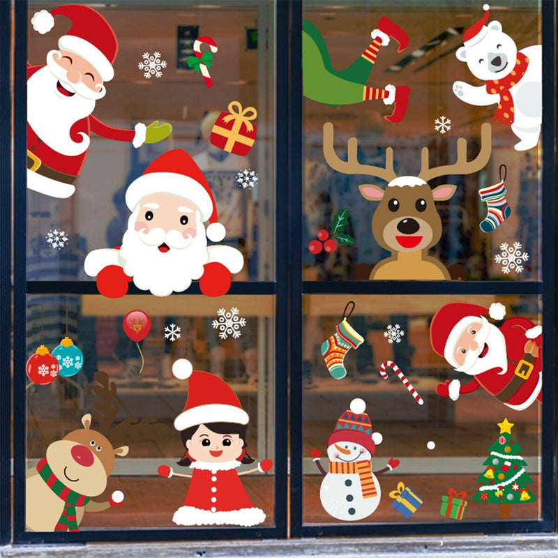 Vianočné samolepky na okná