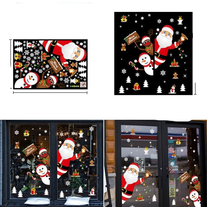 Vianočné samolepky na okná