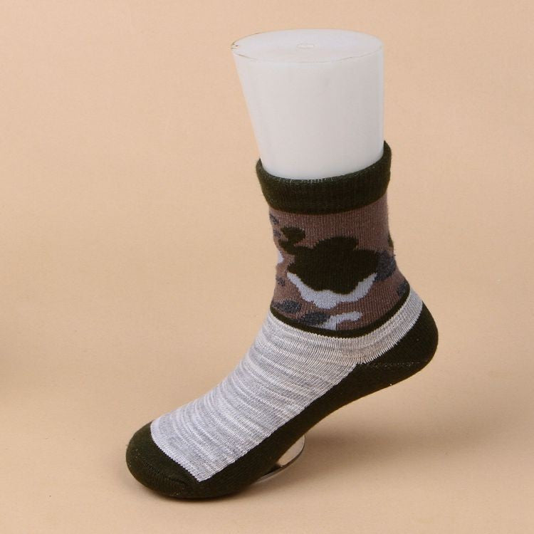 Chlapčenské maskáčové ponožky 5 párov
