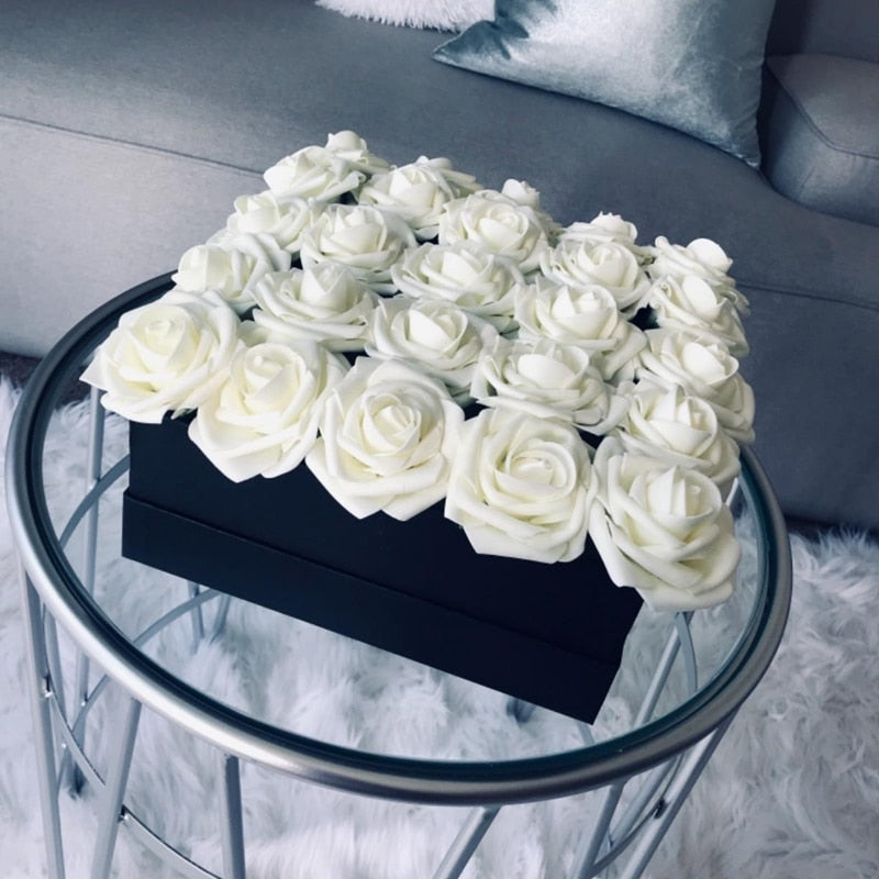 Dekoratívne penové ruže na svadbu
