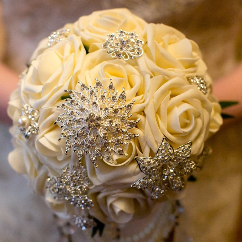 Dekoratívne penové ruže na svadbu