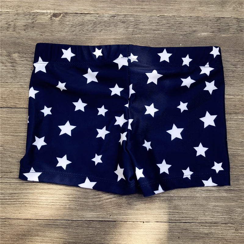 Chlapčenské šortkové plavky s hviezdičkami