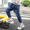 Chlapčenské džínsy s pružným pásom