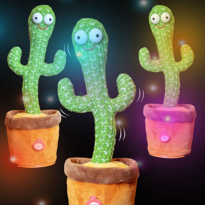 Hračka plyšový hrajúci kaktus