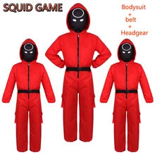 Detská kostýmová maska Squid Game