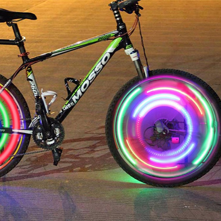 LED neónové svetlo na bicykel