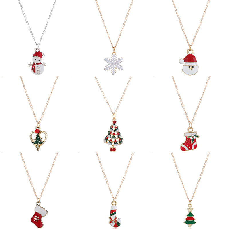 Dámske vianočné náhrdelníky