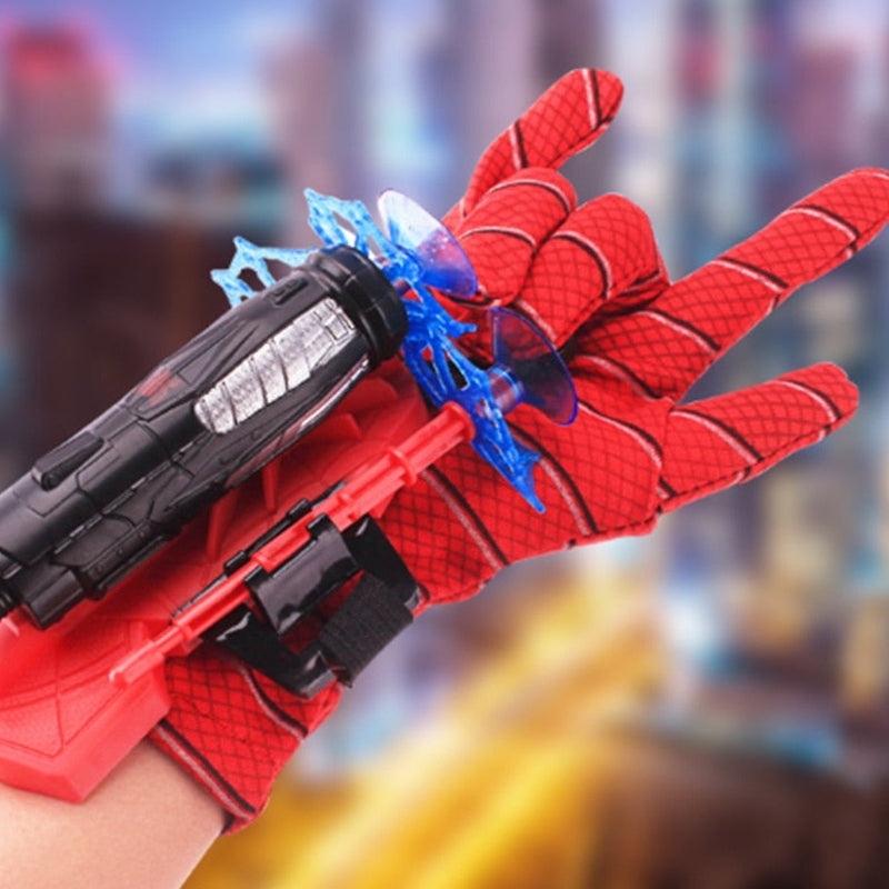 Detská plastová sada odpaľovacích rukavíc Marvel Spiderman