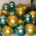 Zlaté kovové latexové balóny