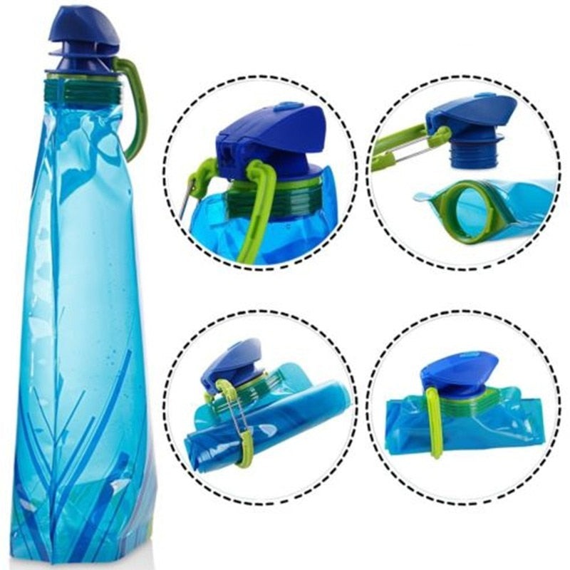 Flexibilné skladacie fľaše na vodu