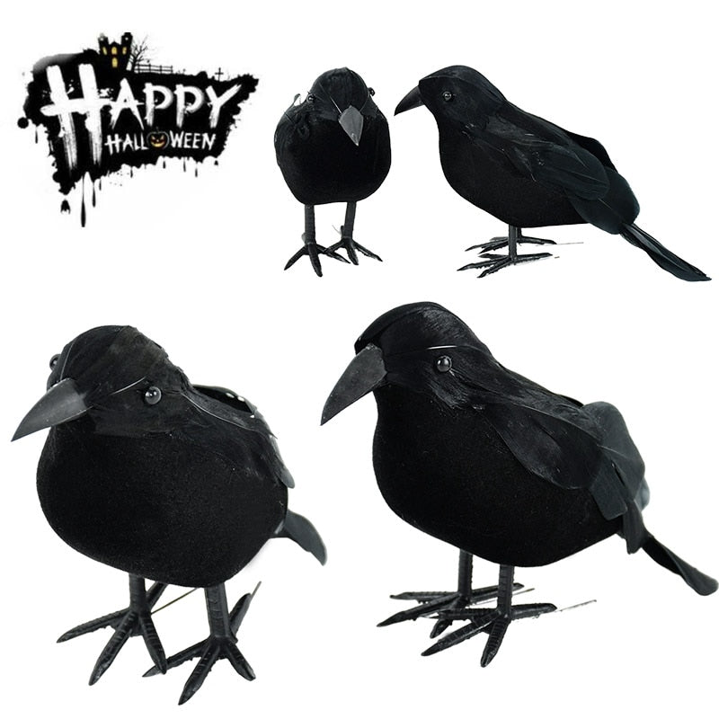 Strašidelná vrana na halloweensku párty