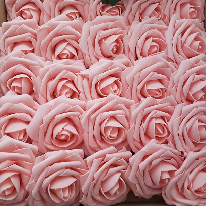 Penové kvety ruží