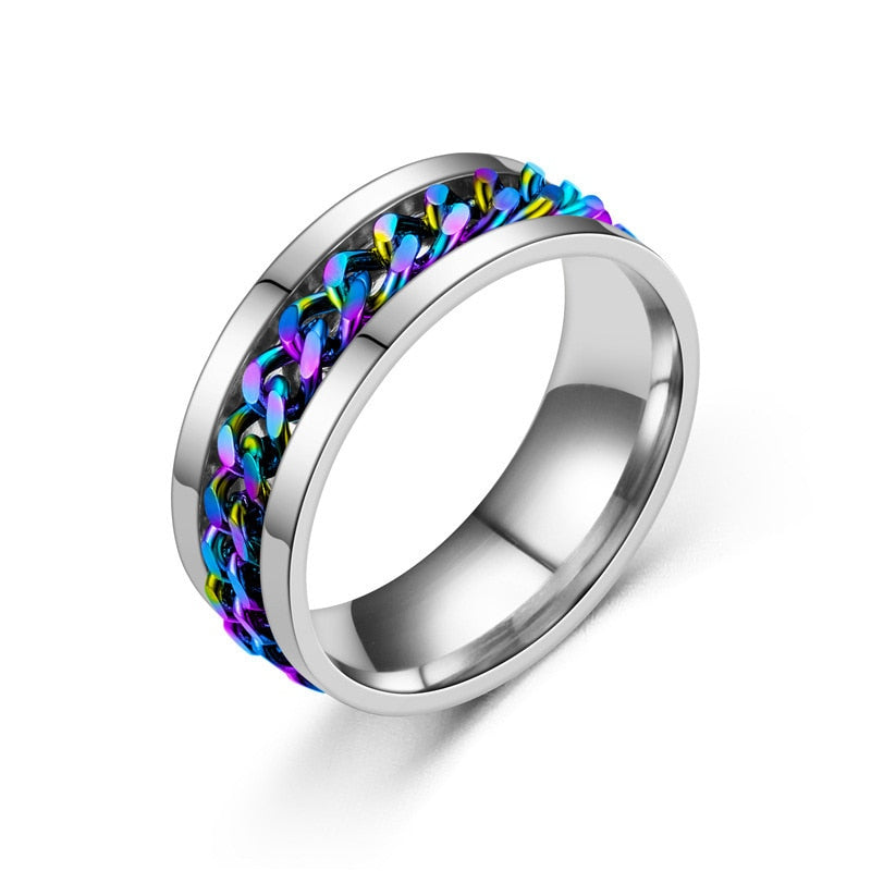 Unisex otočný párový prsteň