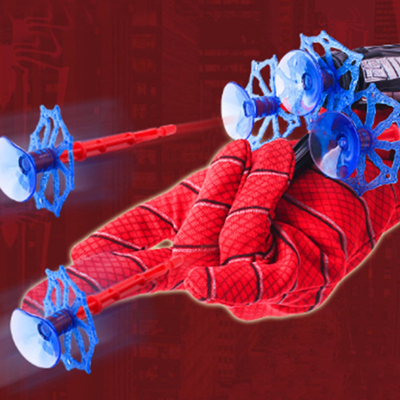 Detská plastová sada odpaľovacích rukavíc Marvel Spiderman