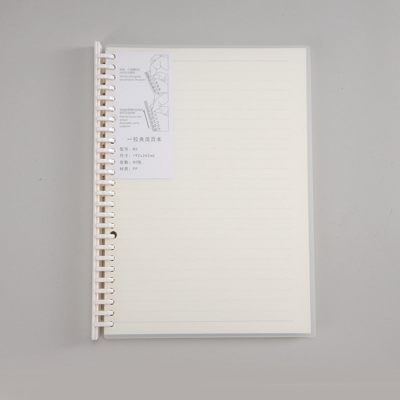 Priesvitný matný zápisník