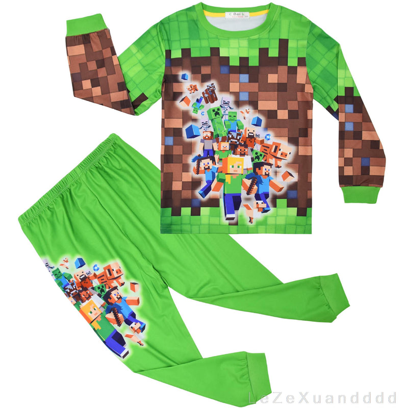 Dvojdielne pyžamo s dlhým rukávom Minecraft