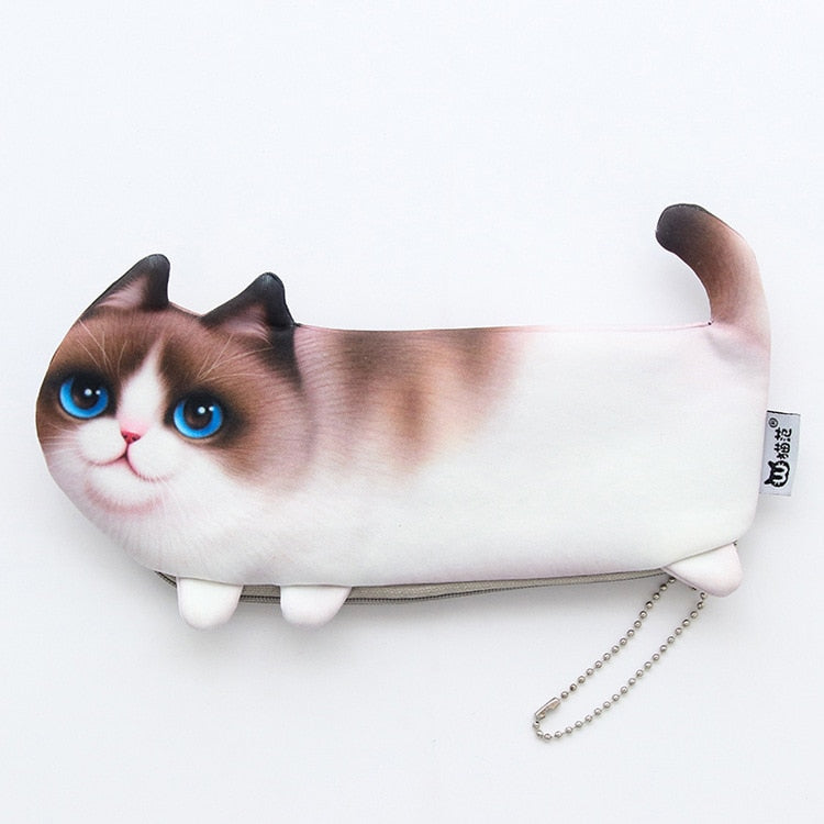 Roztomilá 3D simulácia peračník mačka
