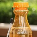 Priehľadná matná nepriepustná plastová fľaša