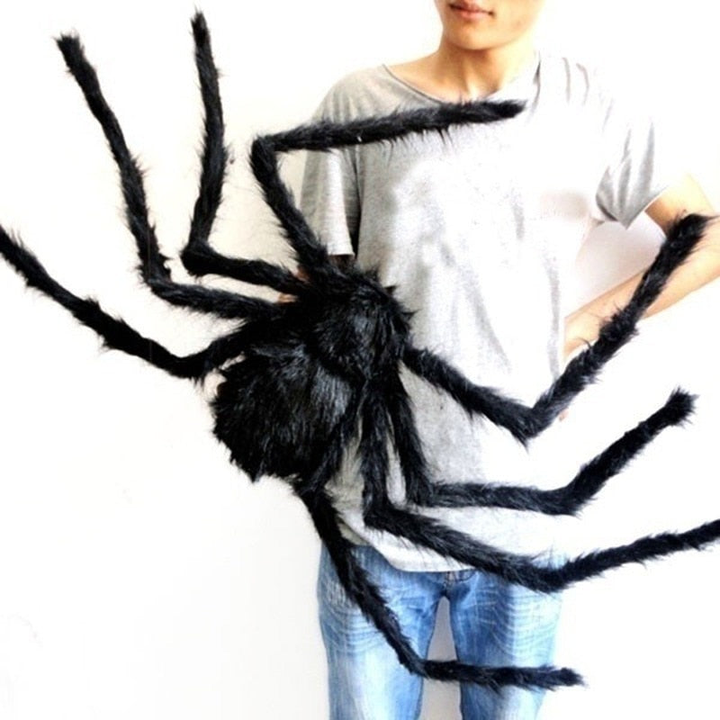 Halloweenska obria dekorácia pavúk