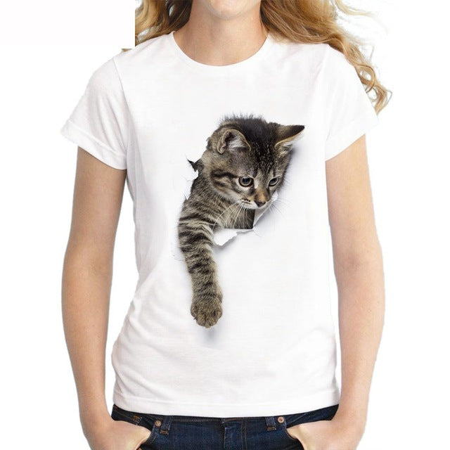 Dámske tričko mačka
