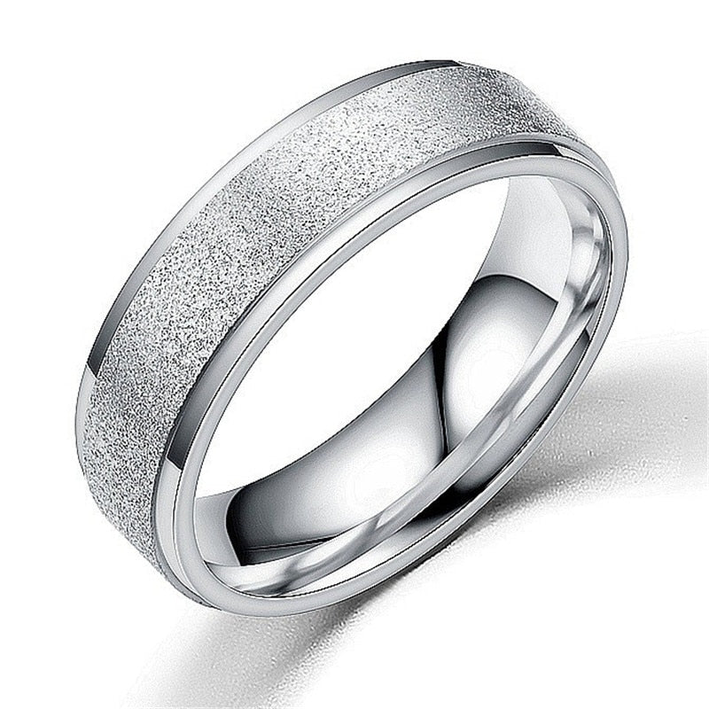 Pánsky svadobný prsteň z nehrdzavejúcej ocele