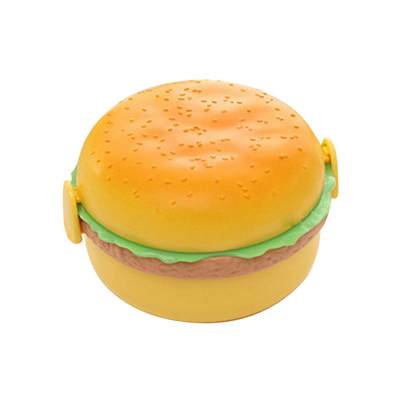 Nádoba na jedlo kreatívny burger s príborom