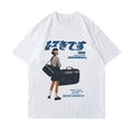 Dievčenské japonské tričko s potlačou