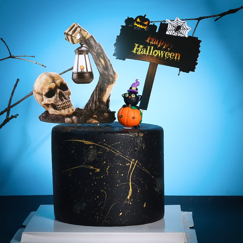 Halloweenska ozdoba na tortu