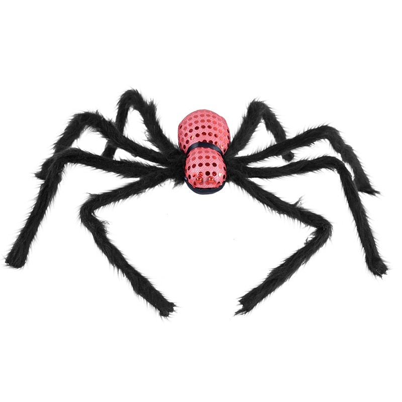 Halloweenska hororová dekorácia pavúk