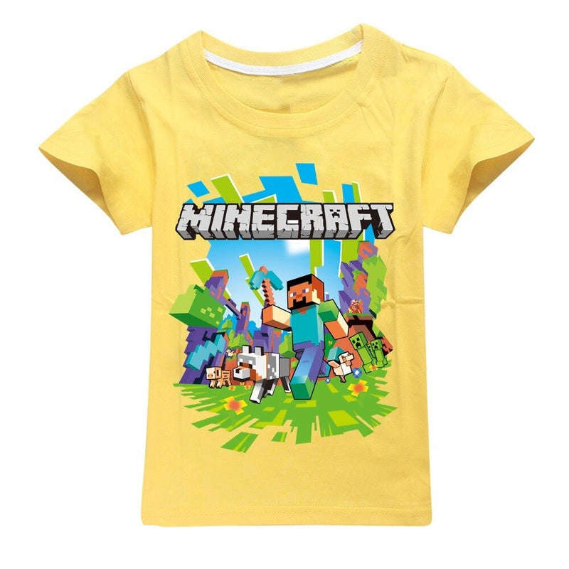 Detské letné tričko Minecraft