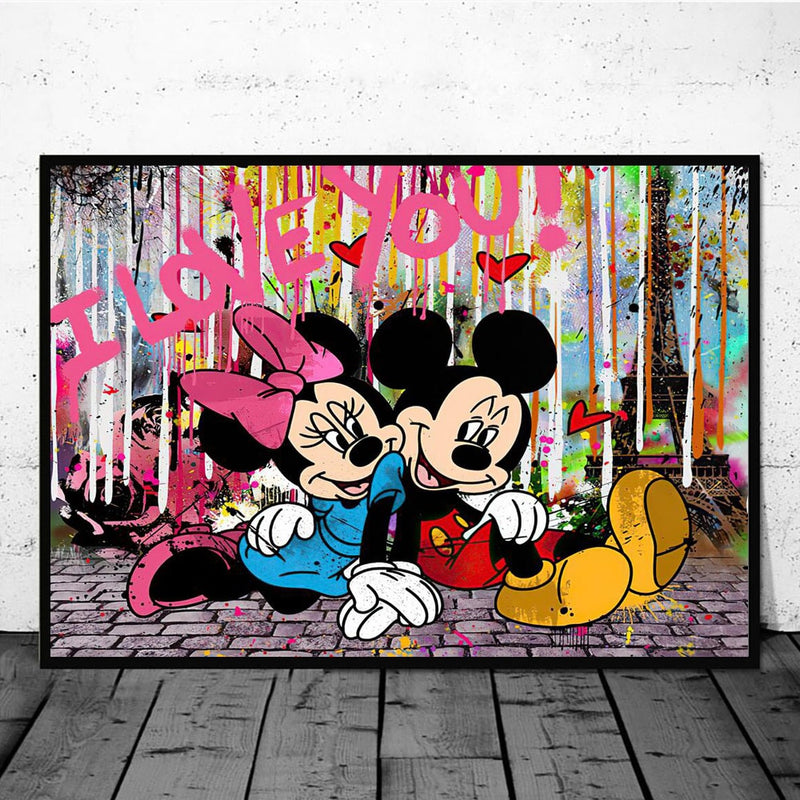 Nástenný umelecký plagát Mickey Mouse