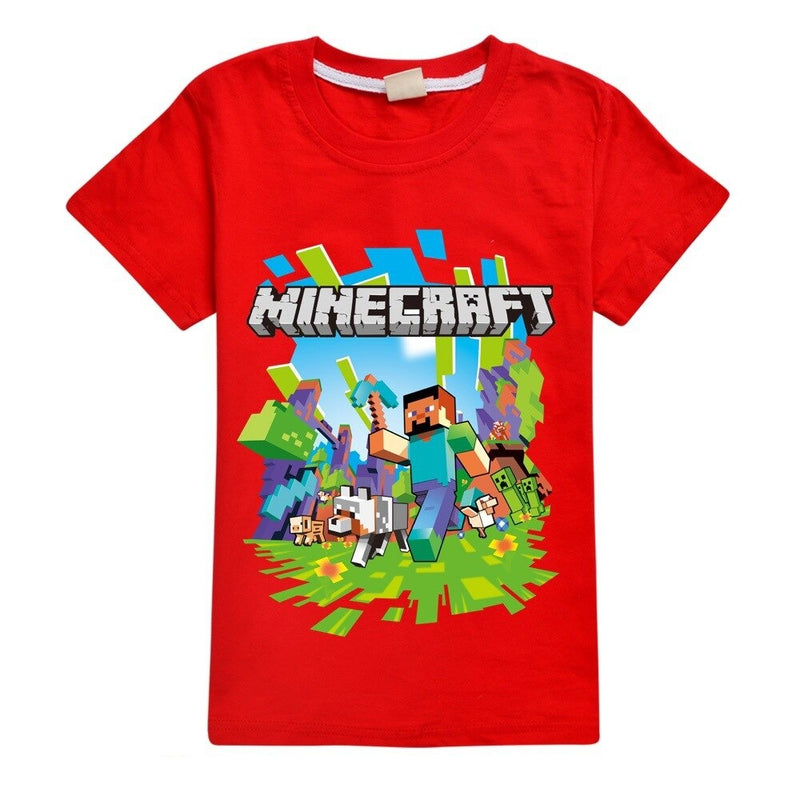 Detské letné tričko Minecraft