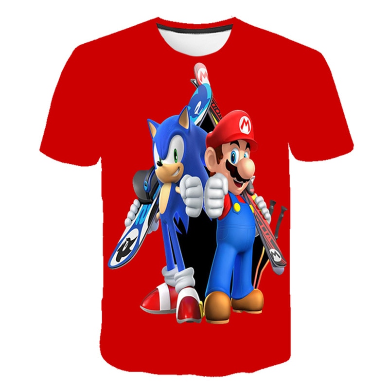 Detské tričko s krátkym rukávom Ježko Sonic