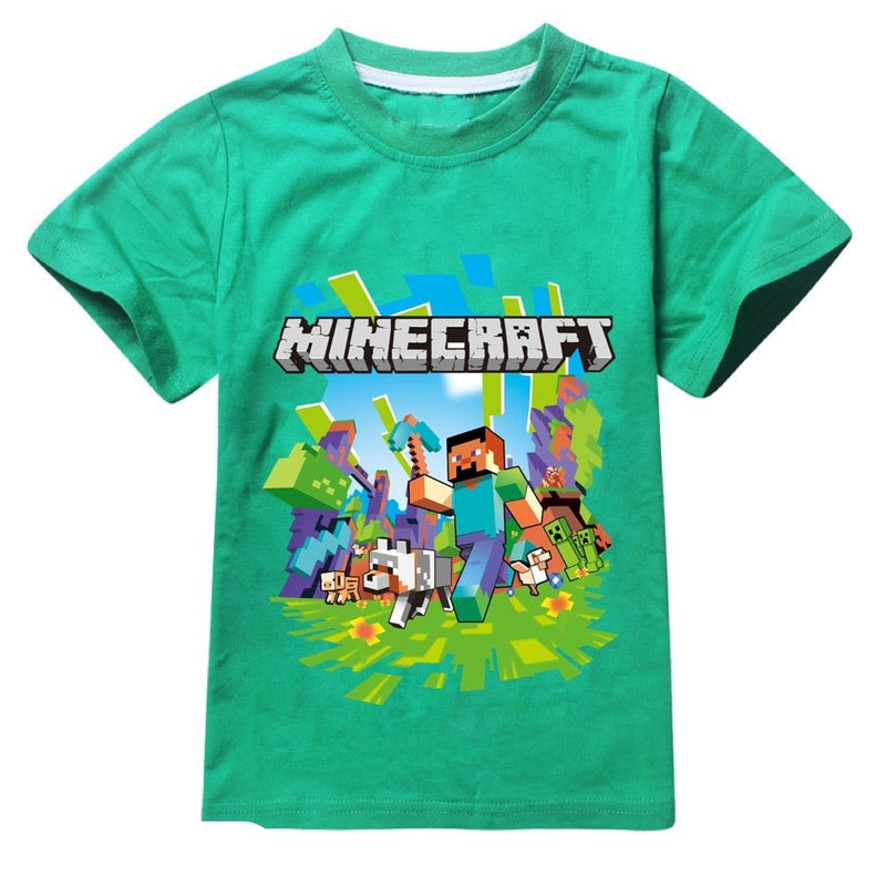 Detské letné tričko Minecraft