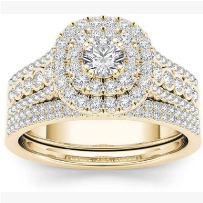 Dámska sada luxusných zásnubných prsteňov
