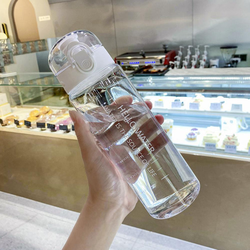 Detská transparentná fľaša na vodu