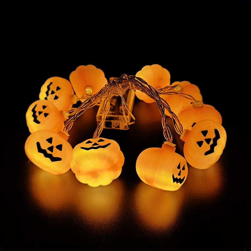 Halloweenske LED reťazové svietidlá