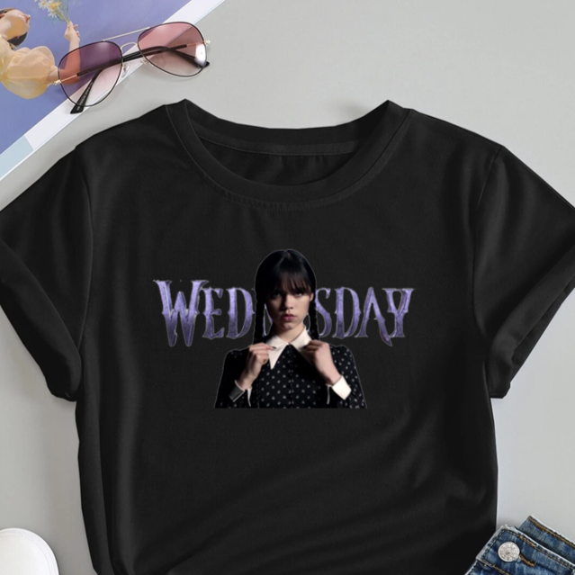 Wednesday vtipné tričká