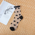 Dámske sexy čipkované sieťované ponožky