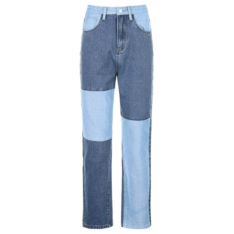 Dámske rovné džínsové nohavice