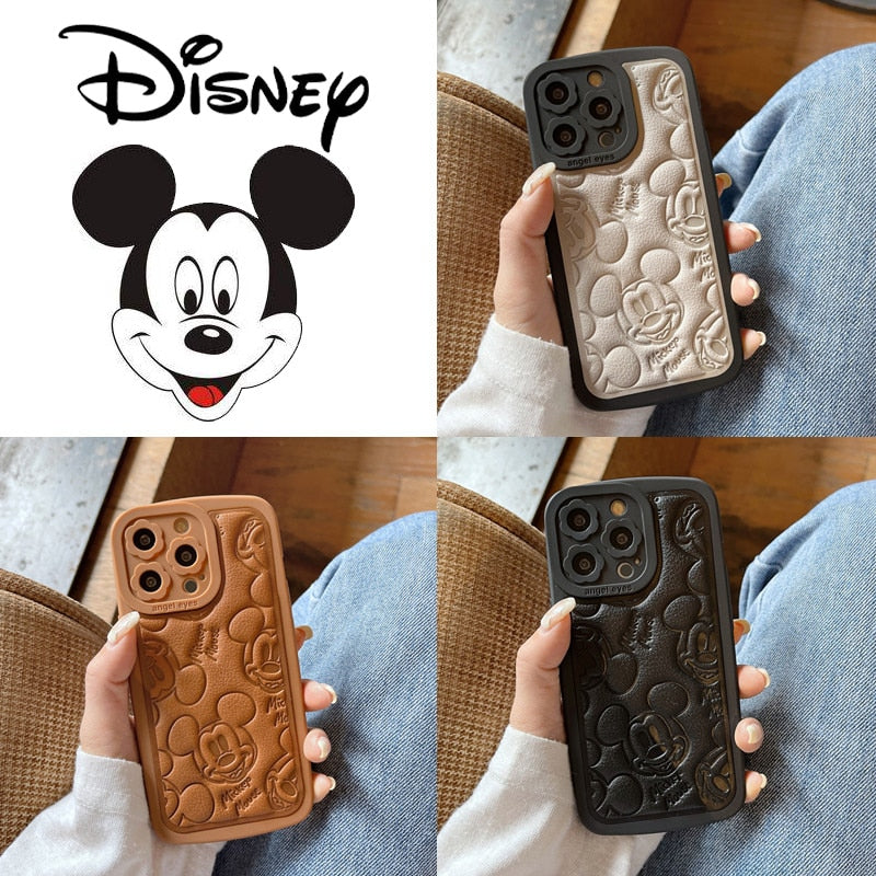 Puzdro na telefón Mickey Mouse pre iPhone 13 12 11 Pro XS Max XR X 8 7 P