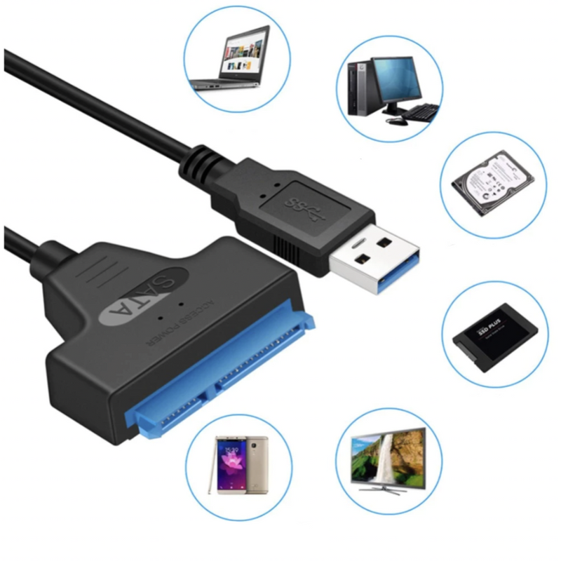 Redukcia SATA na USB