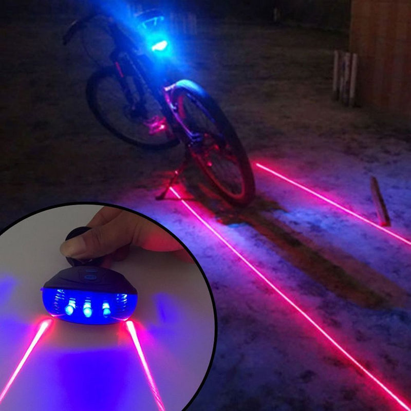 Vodotesné svetlá na bicykel