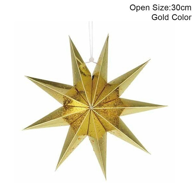 Vianočná papierová hviezda