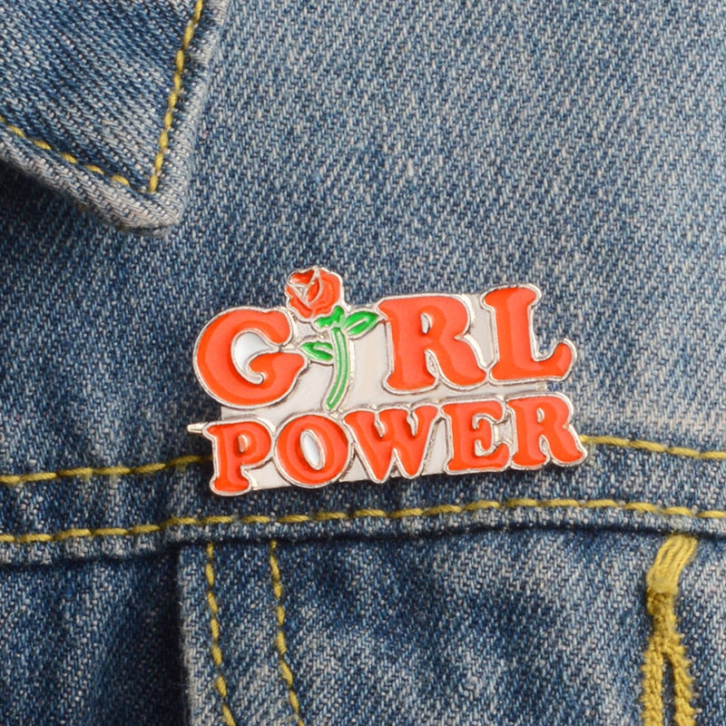 Brošňa Girl Power
