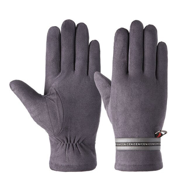 Pánske zateplené elastické rukavice