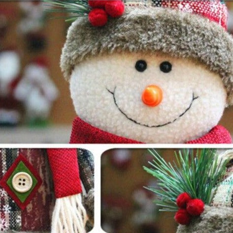 Vianočná textilná postavička na zavesenie