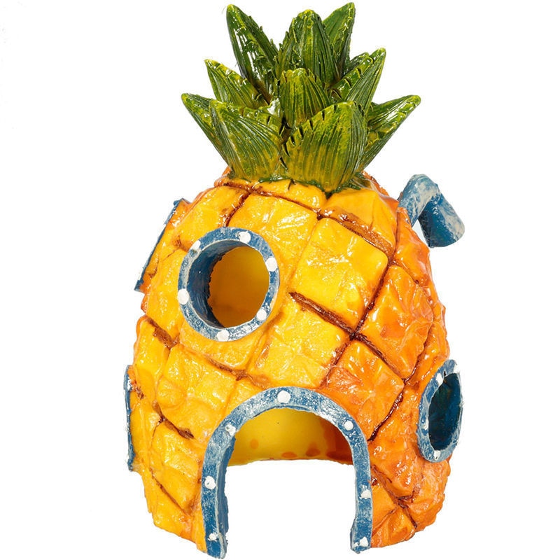 SpongeBobov domček z ananásu do akvária