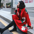 Luxusný zimný šál pre ženy