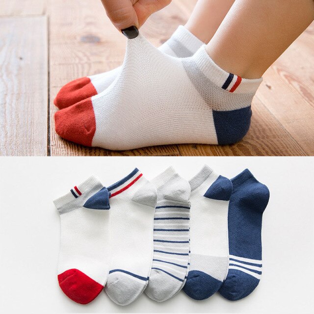 Chlapčenské letné ponožky 5 párov